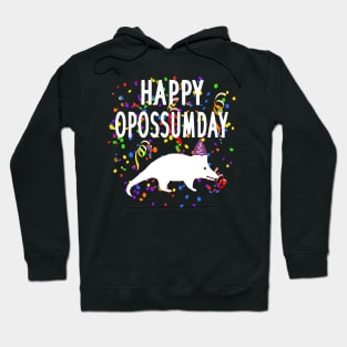 Happy Opossum Opossumday animal gang motif pet Hoodie